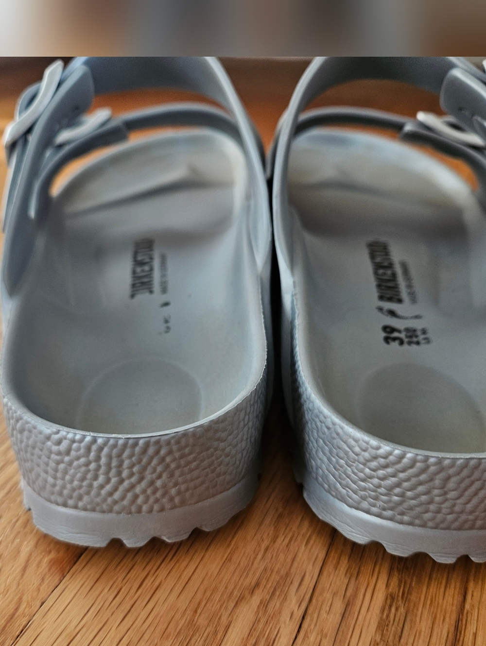 Birkenstock Silver Eva Sandals EU39/US 8 - Picture 3 of 5